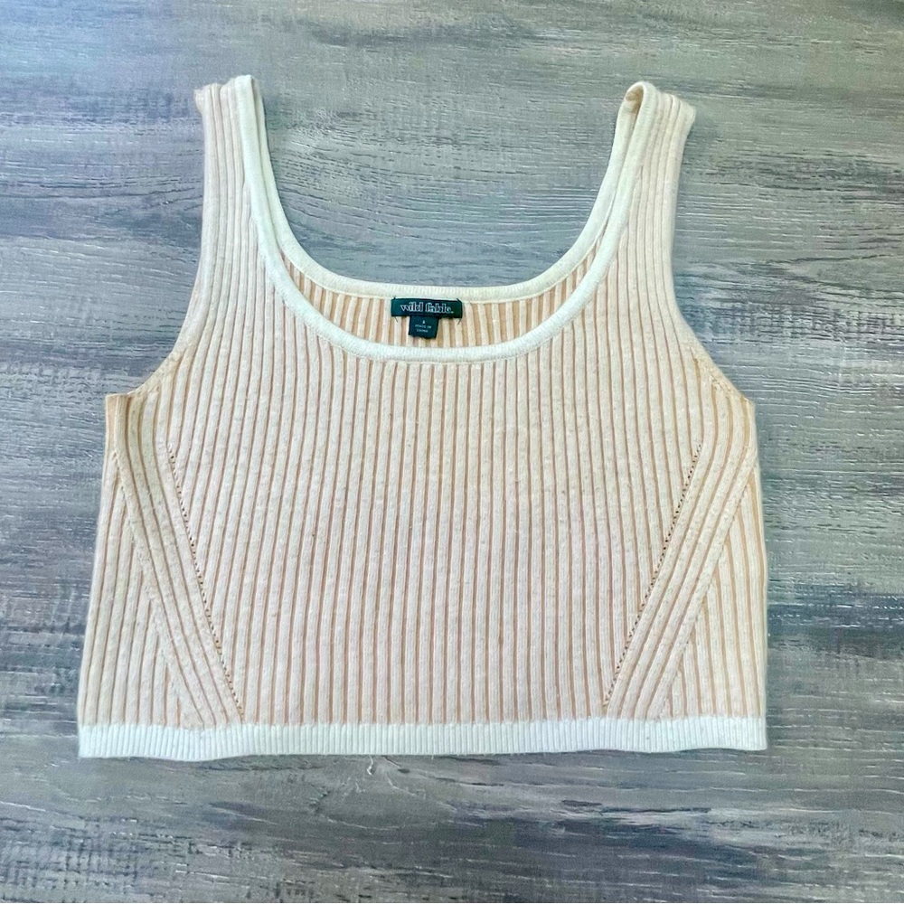 Luxurious Ribbed/ Tank Sweater
